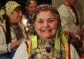 Родильный обряд народа мари в исполнении марийского народного фольклорного ансамбля "Олык сем".